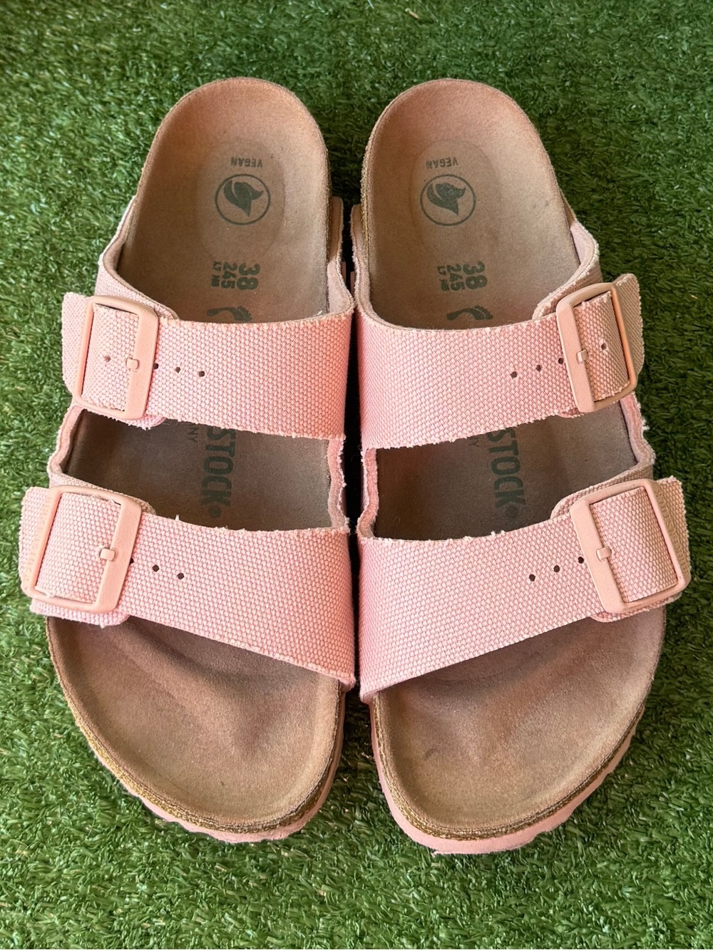 Birkenstock Arizona Vegan Slip-On Casual Womens Slide Sandals